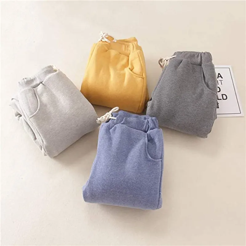 Women's Winter Fleece Sweatpants Running Active Thermal Sherpa Lined Jogger Pants With Candy Colors