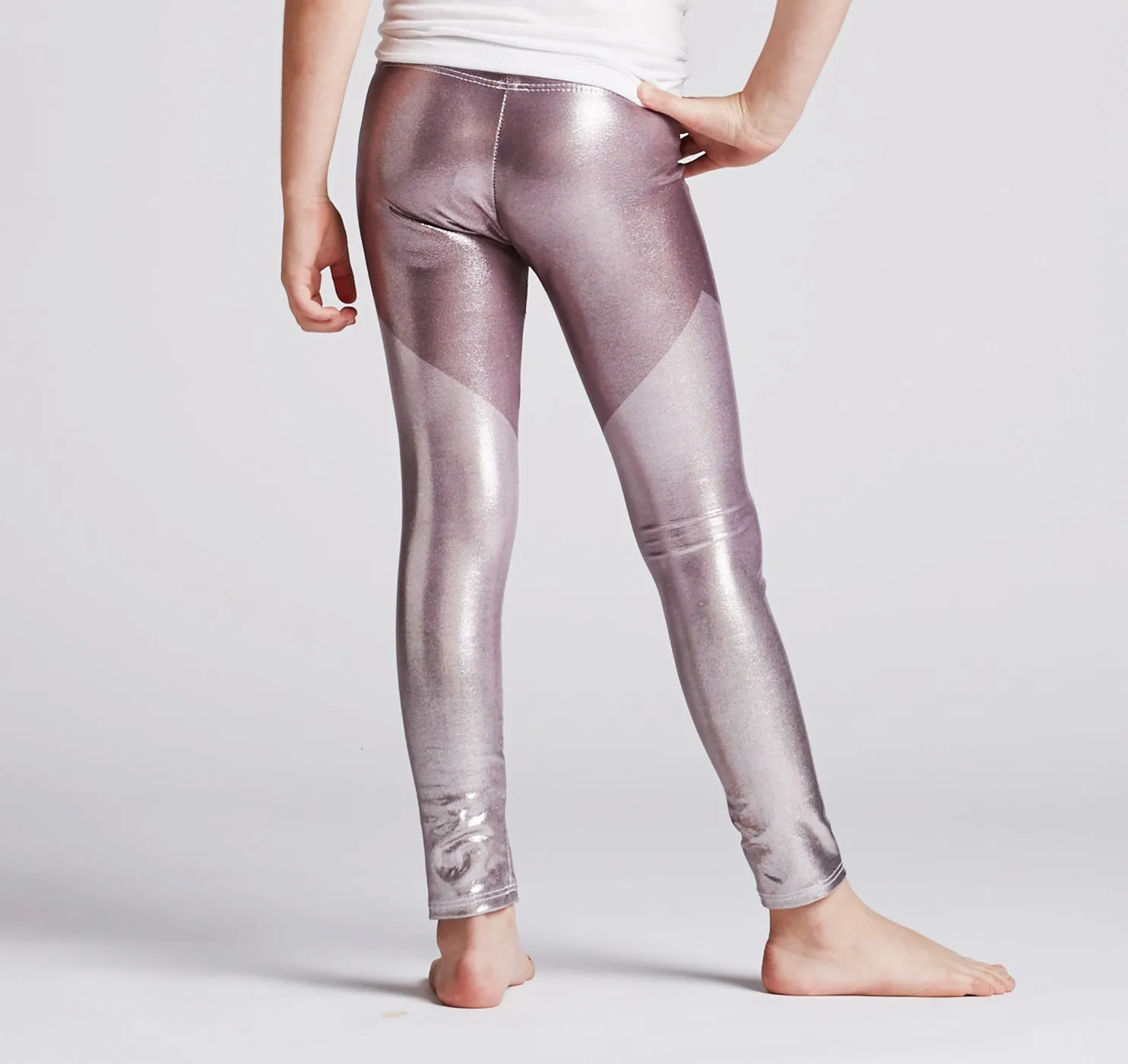 Youth Leggings Soho, Colorblock Smokey