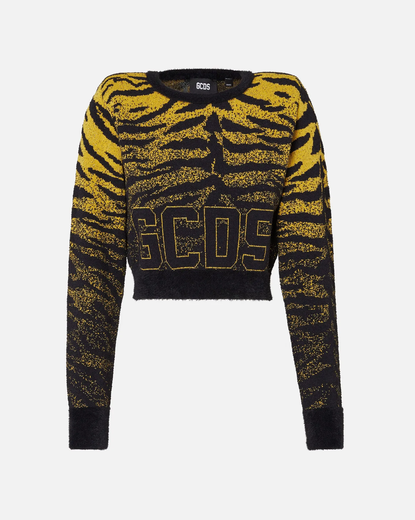 Zebra Lurex Jacquard Sweater